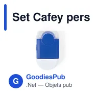 Set Cafey personnalisable avec logo - Taille-crayon multifonctions - Miniature 1