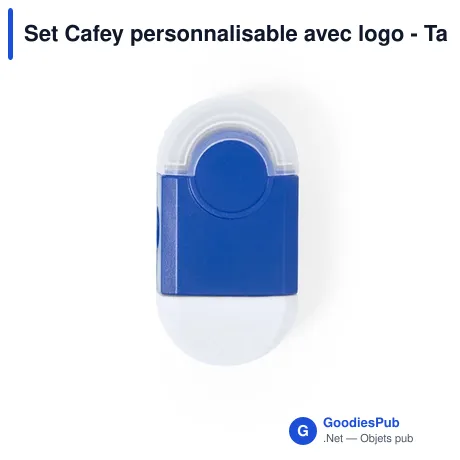 Set Cafey personnalisable avec logo - Taille-crayon multifonctions