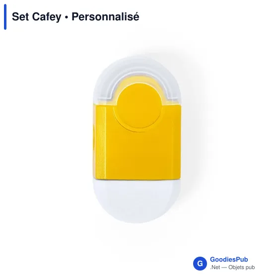 Set Cafey personnalisable avec logo - Taille-crayon multifonctions - Image 7