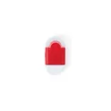 Variante rouge - Set Cafey personnalisable avec logo - Taille-crayon multifonctions