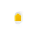 Variante jaune - Set Cafey personnalisable avec logo - Taille-crayon multifonctions