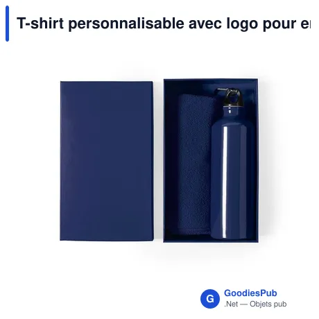 T-shirt personnalisable avec logo pour entreprise - modèle Lyra