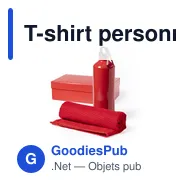 T-shirt personnalisable avec logo pour entreprise - modèle Lyra - Miniature 2