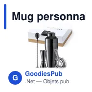 Mug personnalisé avec logo pour goodies entreprise - Miniature 1