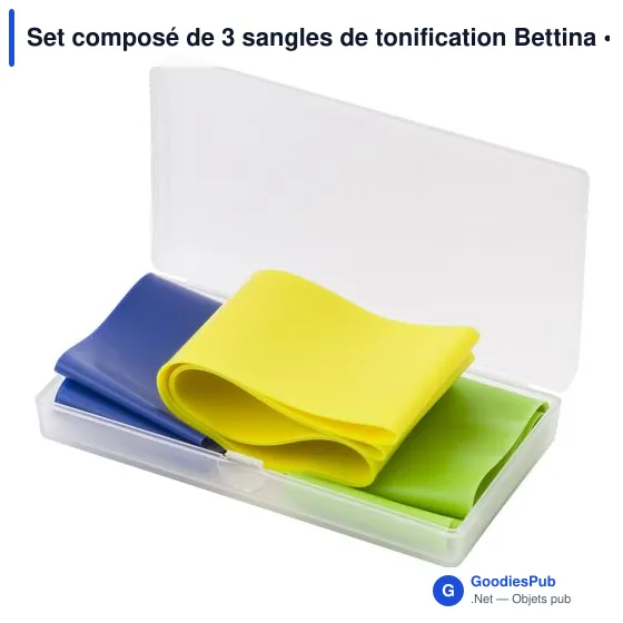 Sangles de tonification personnalisables Bettina avec logo - Image 2