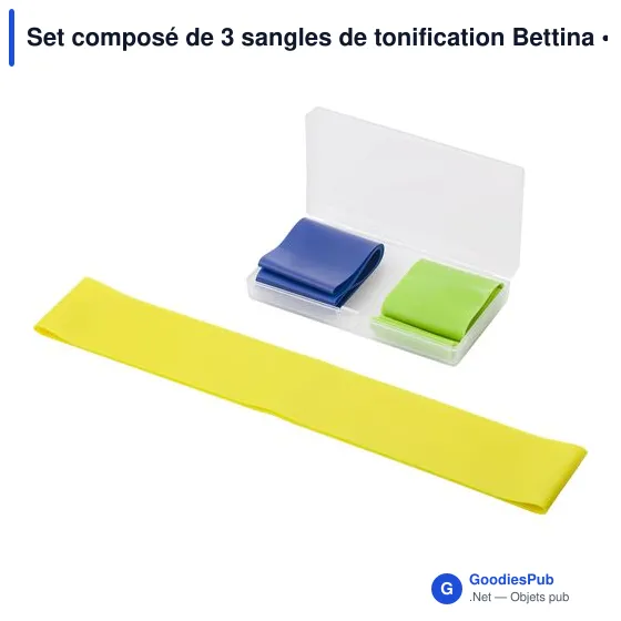Sangles de tonification personnalisables Bettina avec logo - Image 3