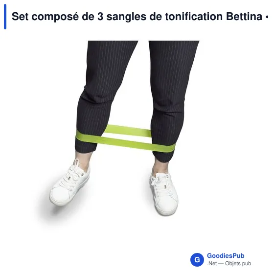 Sangles de tonification personnalisables Bettina avec logo - Image 5