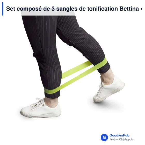 Sangles de tonification personnalisables Bettina avec logo - Image 6