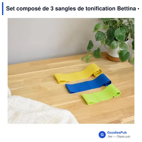 Sangles de tonification personnalisables Bettina avec logo - Image 7