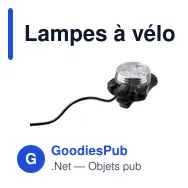 Lampes à vélo personnalisables avec logo - Set Elisabeth - Miniature 6