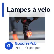 Lampes à vélo personnalisables avec logo - Set Elisabeth - Miniature 8