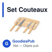 Set Couteaux Bergin - Miniature 2