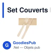 Set de couverts réutilisables personnalisable avec logo - Kumix - Miniature 4