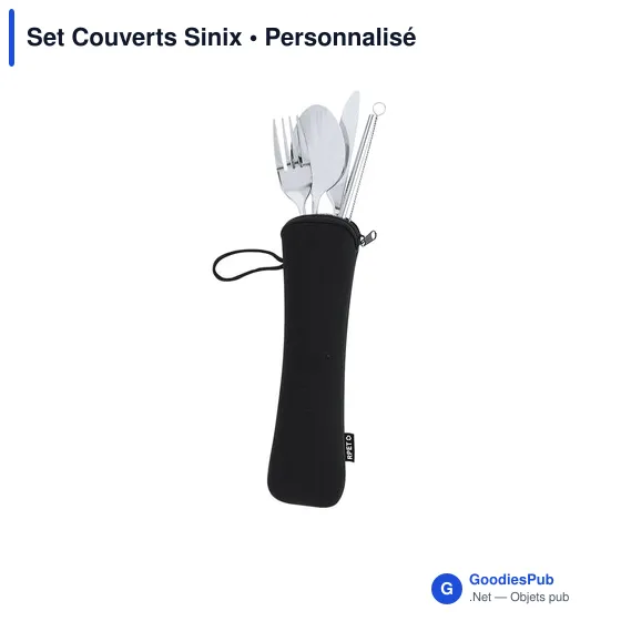Ensemble de couverts personnalisable en acier inoxydable - Set Couvertsavec logo - Image 3