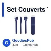 Set Couverts Toriah - Miniature 1