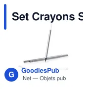 Set Crayons Sentel - Miniature 1