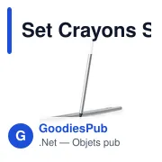 Set Crayons Sentel - Miniature 4