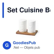 Set Cuisine Bekox personnalisable avec logo pour entreprises - Miniature 1