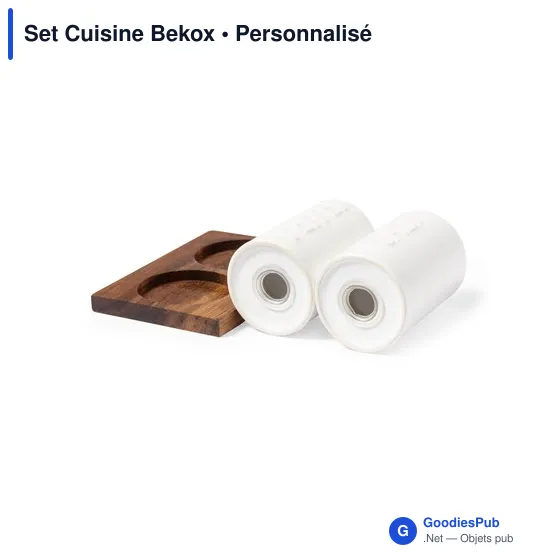 Set Cuisine Bekox personnalisable avec logo pour entreprises - Image 3