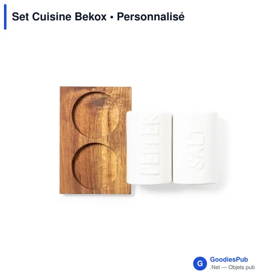 Set Cuisine Bekox personnalisable avec logo pour entreprises - Image 4