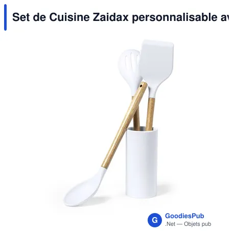 Set de Cuisine Zaidax personnalisable avec logo pour entreprises