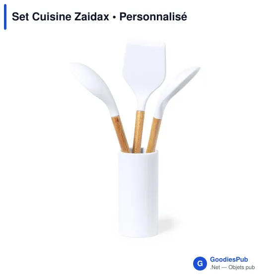 Set de Cuisine Zaidax personnalisable avec logo pour entreprises - Image 3
