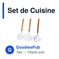 Set de Cuisine Zaidax personnalisable avec logo pour entreprises - Miniature 4