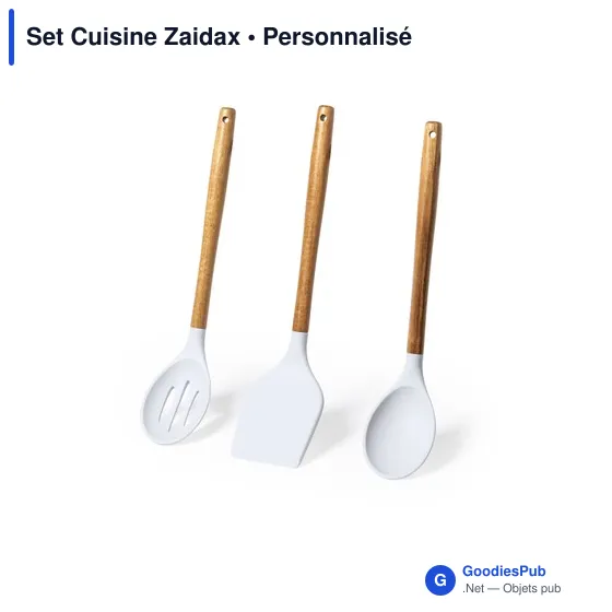 Set de Cuisine Zaidax personnalisable avec logo pour entreprises - Image 4