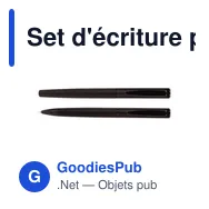 Set d'écriture personnalisable Mauro Conti avec logo - Stylo bille et roller - Miniature 3