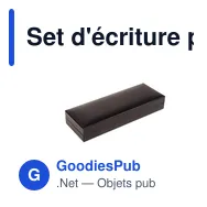 Set d'écriture personnalisable Mauro Conti avec logo - Stylo bille et roller - Miniature 4