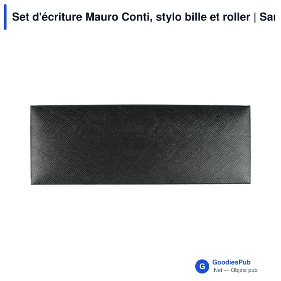 Set d'écriture personnalisable Mauro Conti avec logo - Stylo bille et roller - Image 5