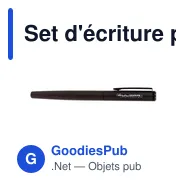 Set d'écriture personnalisable Mauro Conti avec logo - Stylo bille et roller - Miniature 8