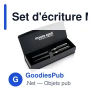 Set d'écriture Mauro Conti, stylo bille et stylo roller | Wirr - Miniature 1