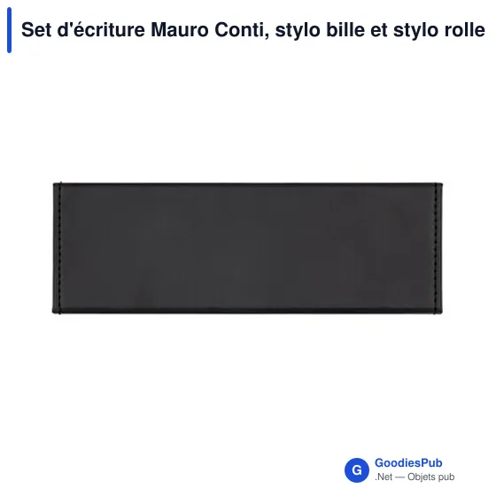 Set d'écriture Mauro Conti, stylo bille et stylo roller | Wirr - Image 3