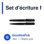 Set d'écriture Mauro Conti, stylo bille et stylo roller | Wirr - Miniature 4