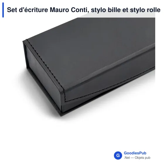 Set d'écriture Mauro Conti, stylo bille et stylo roller | Wirr - Image 6