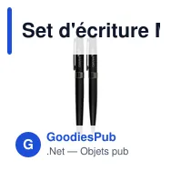 Set d'écriture Mauro Conti, stylo bille et stylo roller | Wirr - Miniature 7
