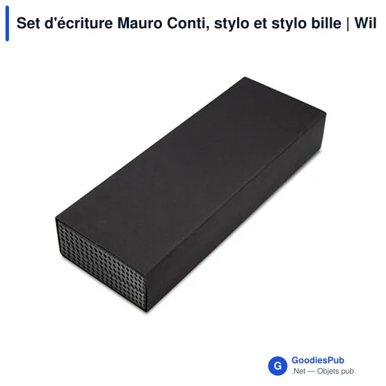 Set d'écriture personnalisable Mauro Conti avec logo | Willie - Image 12