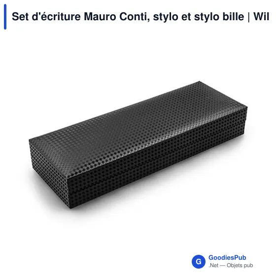 Set d'écriture personnalisable Mauro Conti avec logo | Willie - Image 6