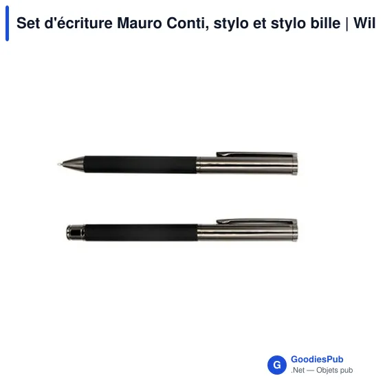 Set d'écriture personnalisable Mauro Conti avec logo | Willie - Image 9