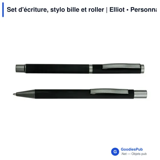 Set d'écriture, stylo bille et roller | Elliot - Image 2