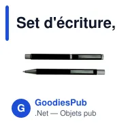 Set d'écriture, stylo bille et roller | Elliot - Miniature 3