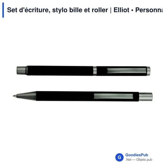 Set d'écriture, stylo bille et roller | Elliot - Image 3