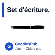 Set d'écriture, stylo bille et roller | Elliot - Miniature 4