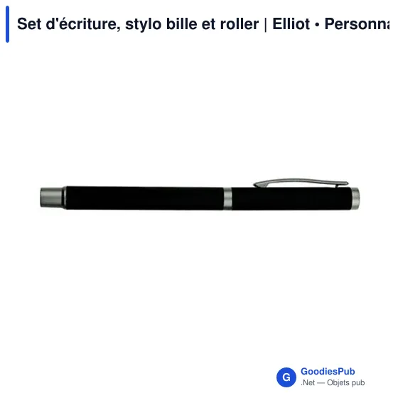 Set d'écriture, stylo bille et roller | Elliot - Image 4
