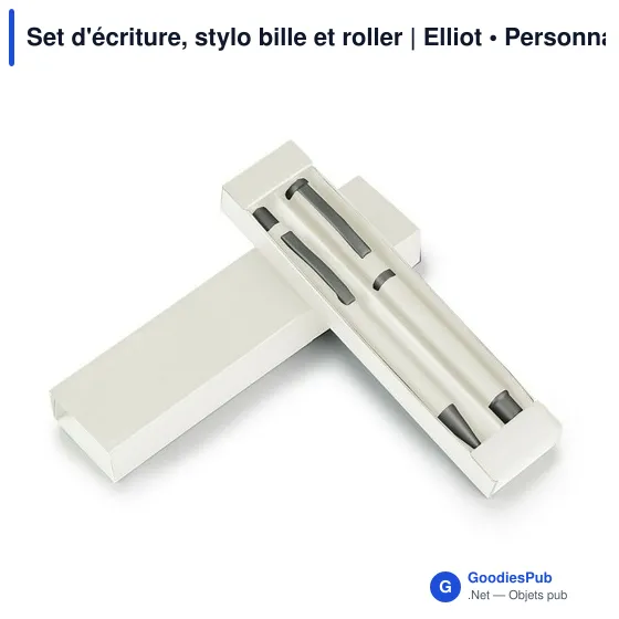 Set d'écriture, stylo bille et roller | Elliot - Image 6