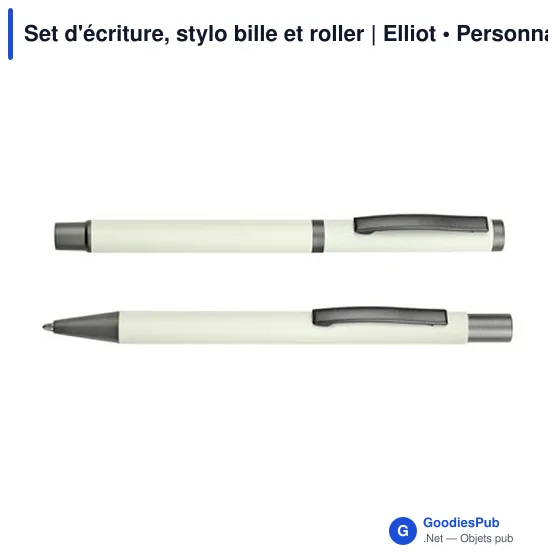 Set d'écriture, stylo bille et roller | Elliot - Image 7