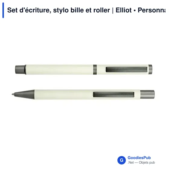 Set d'écriture, stylo bille et roller | Elliot - Image 8