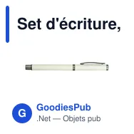 Set d'écriture, stylo bille et roller | Elliot - Miniature 9