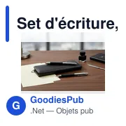 Set d'écriture personnalisable avec logo - Stylo bille et roller Aurevin - Miniature 2